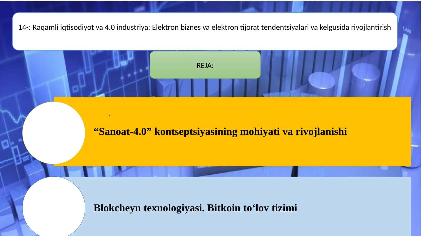 4.0 industriya: Elektron biznes va elektron tijorat tendentsiyalari va kelgusida rivojlantirish