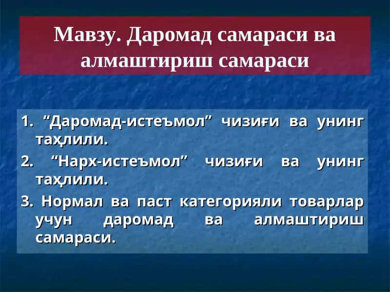Даромад-истеъмол чизиғи