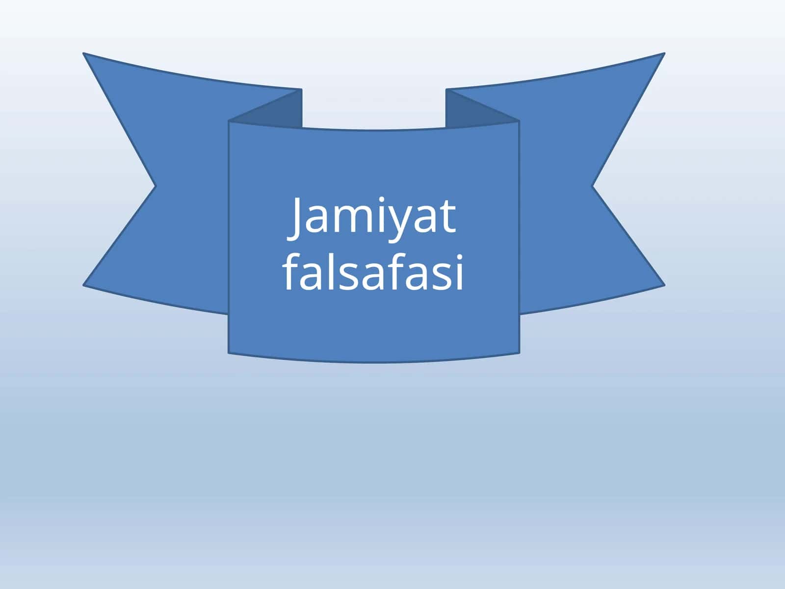 Jamiyat  falsafasi