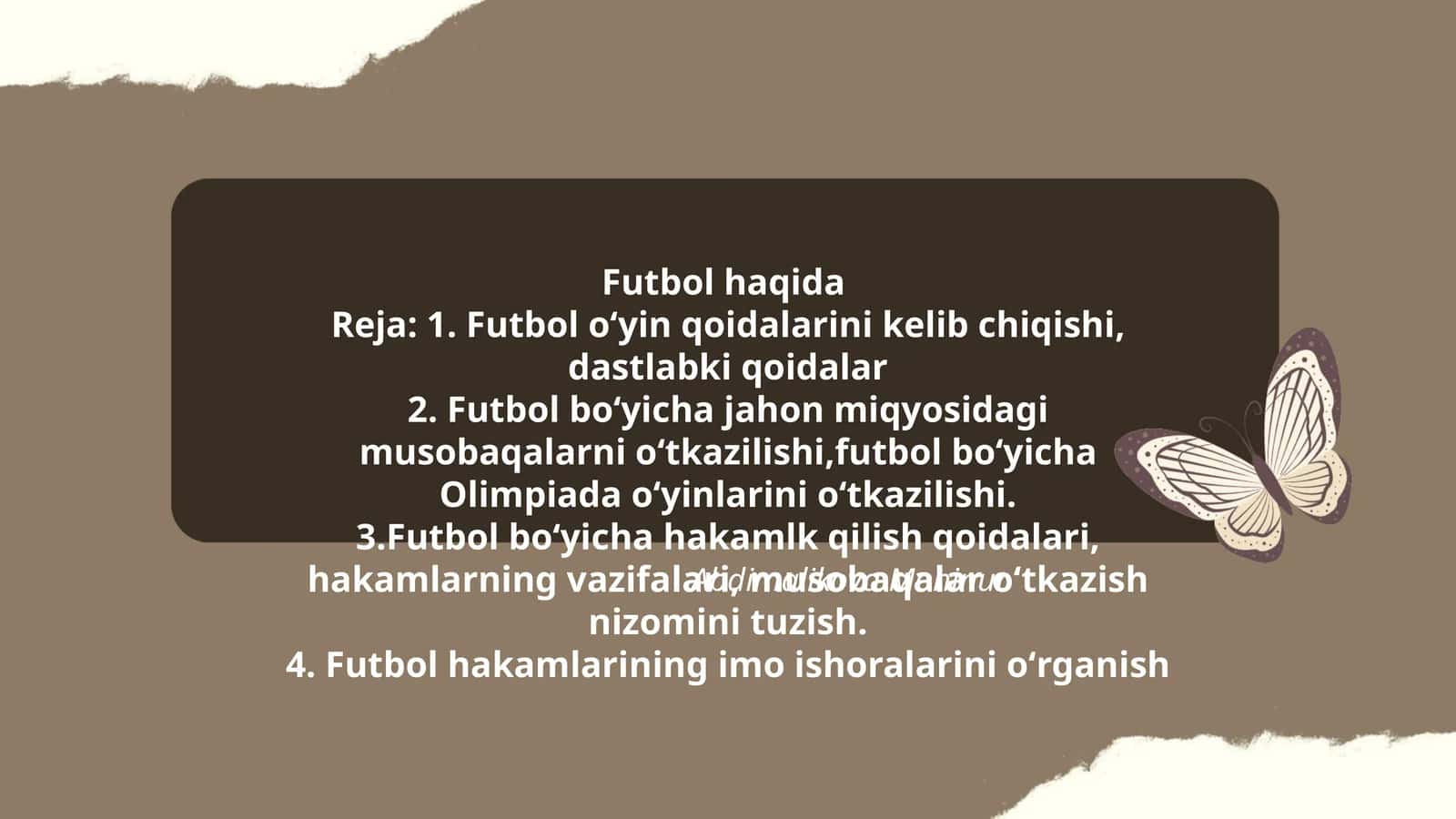Futbol haqida