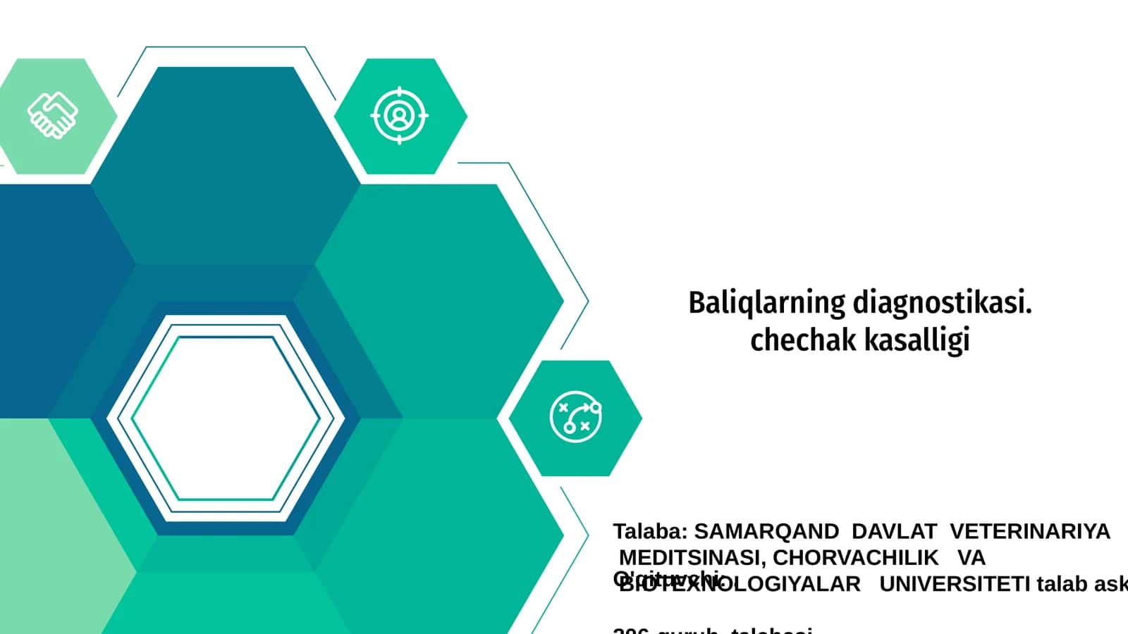 Baliqlarning diagnostikasi