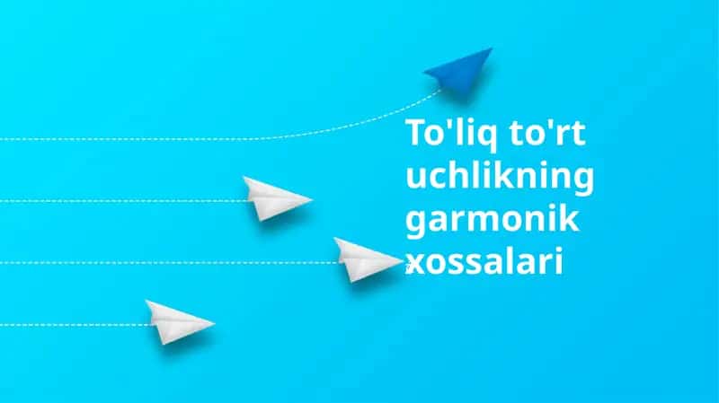 To'liq to'rt uchlikning garmonik xossalari