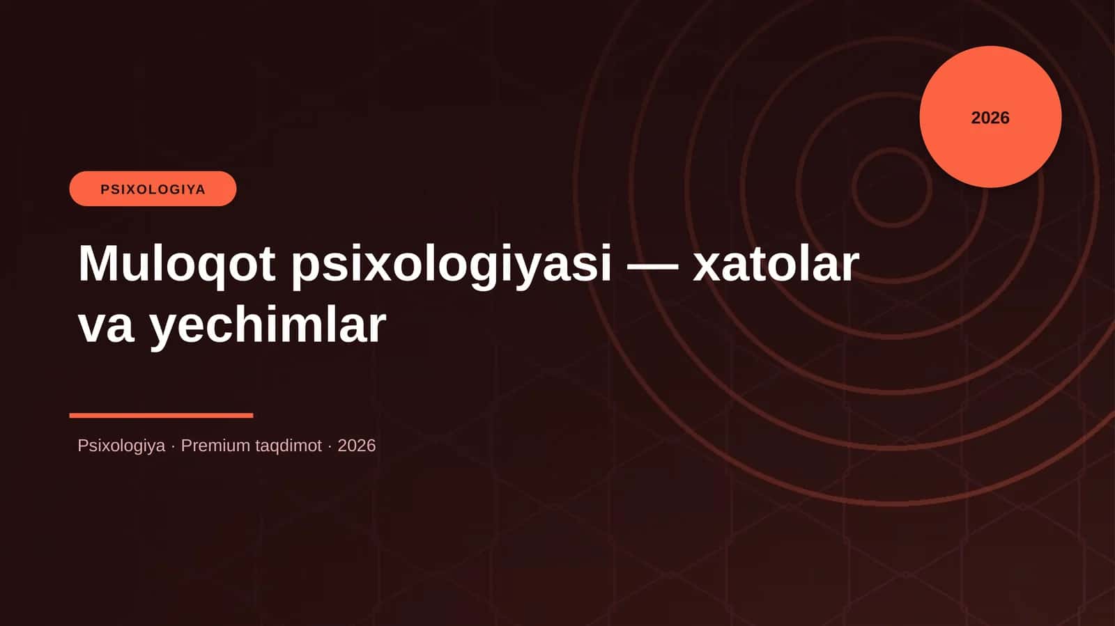 Muloqot psixologiyasi — xatolar va yechimlar