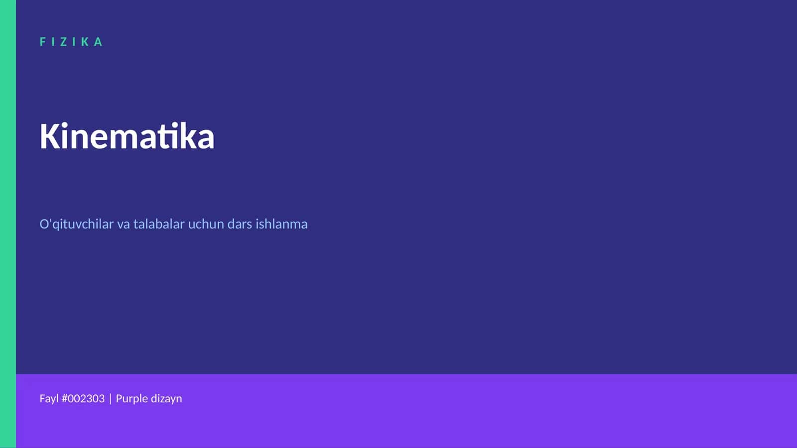 Kinematika