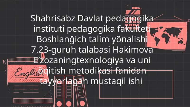 Koʻrgazmali qurollarning ta'limdagi roli va ahamiyati