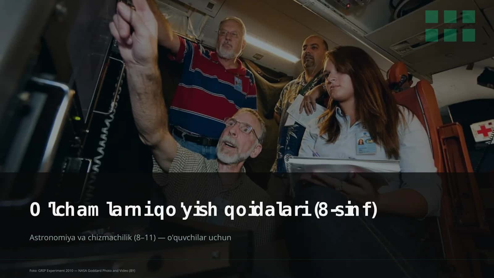 O'lchamlarni qo'yish qoidalari (8-sinf)