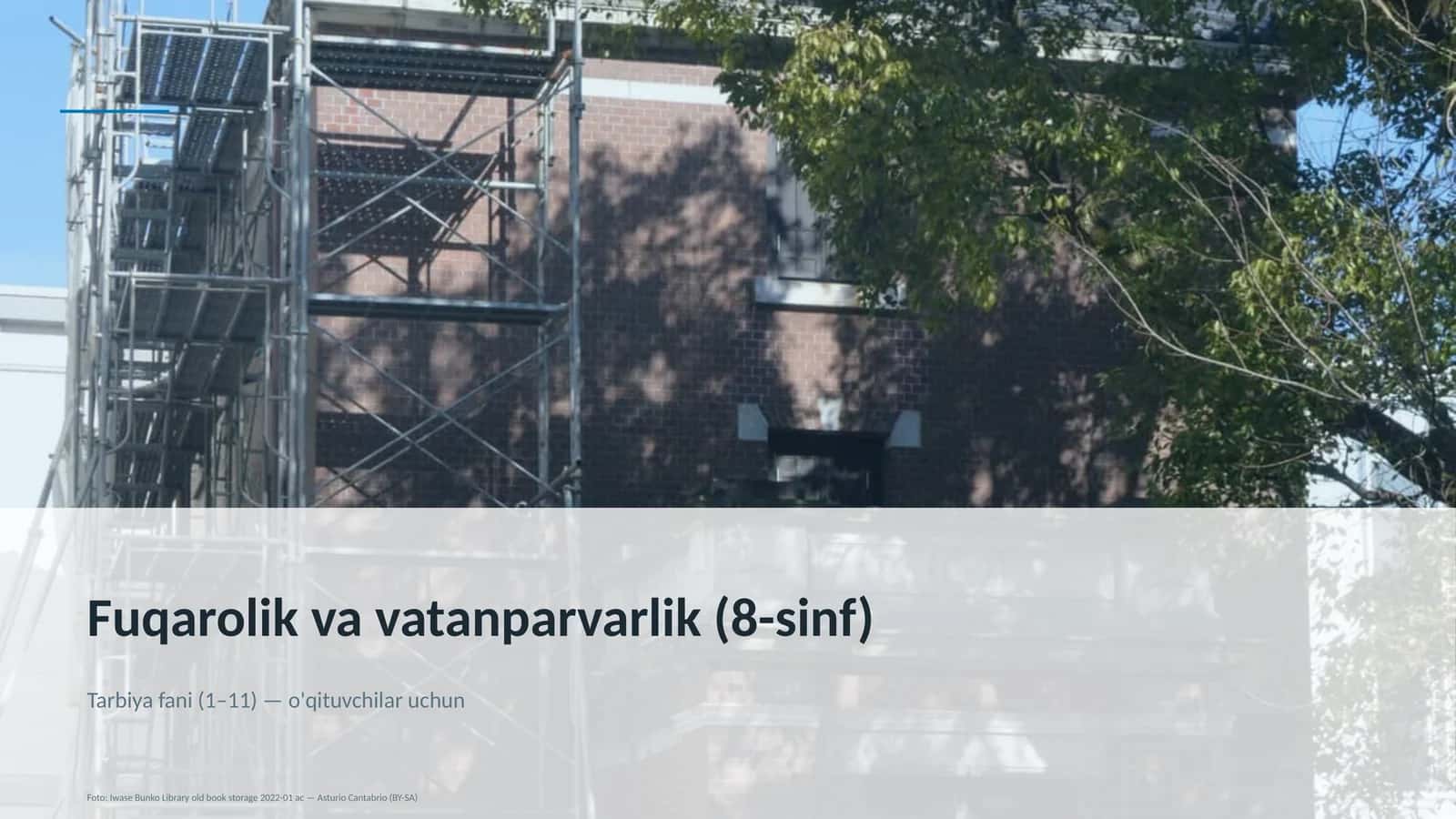 Fuqarolik va vatanparvarlik (8-sinf)