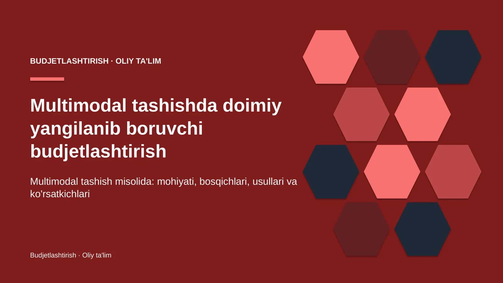 multimodal tashishda doimiy yangilanib boruvchi budjetlashtirish 3072