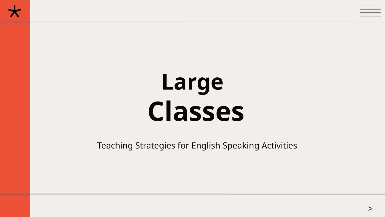 Teaching Strategies for English Speaking Activities