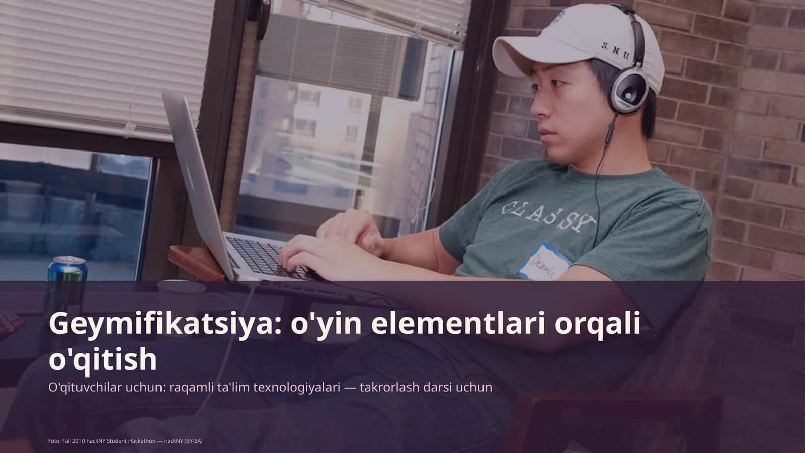 Geymifikatsiya: o'yin elementlari orqali o'qitish