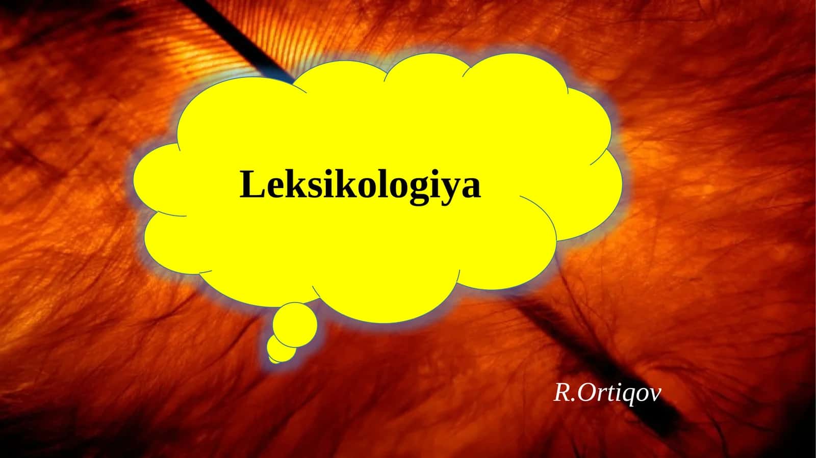 Leksikologiya