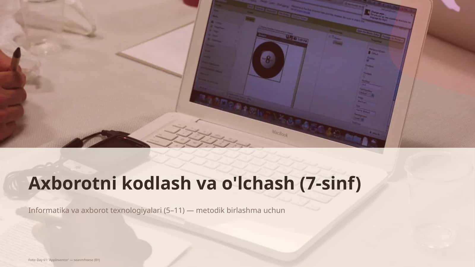 Axborotni kodlash va o'lchash (7-sinf)