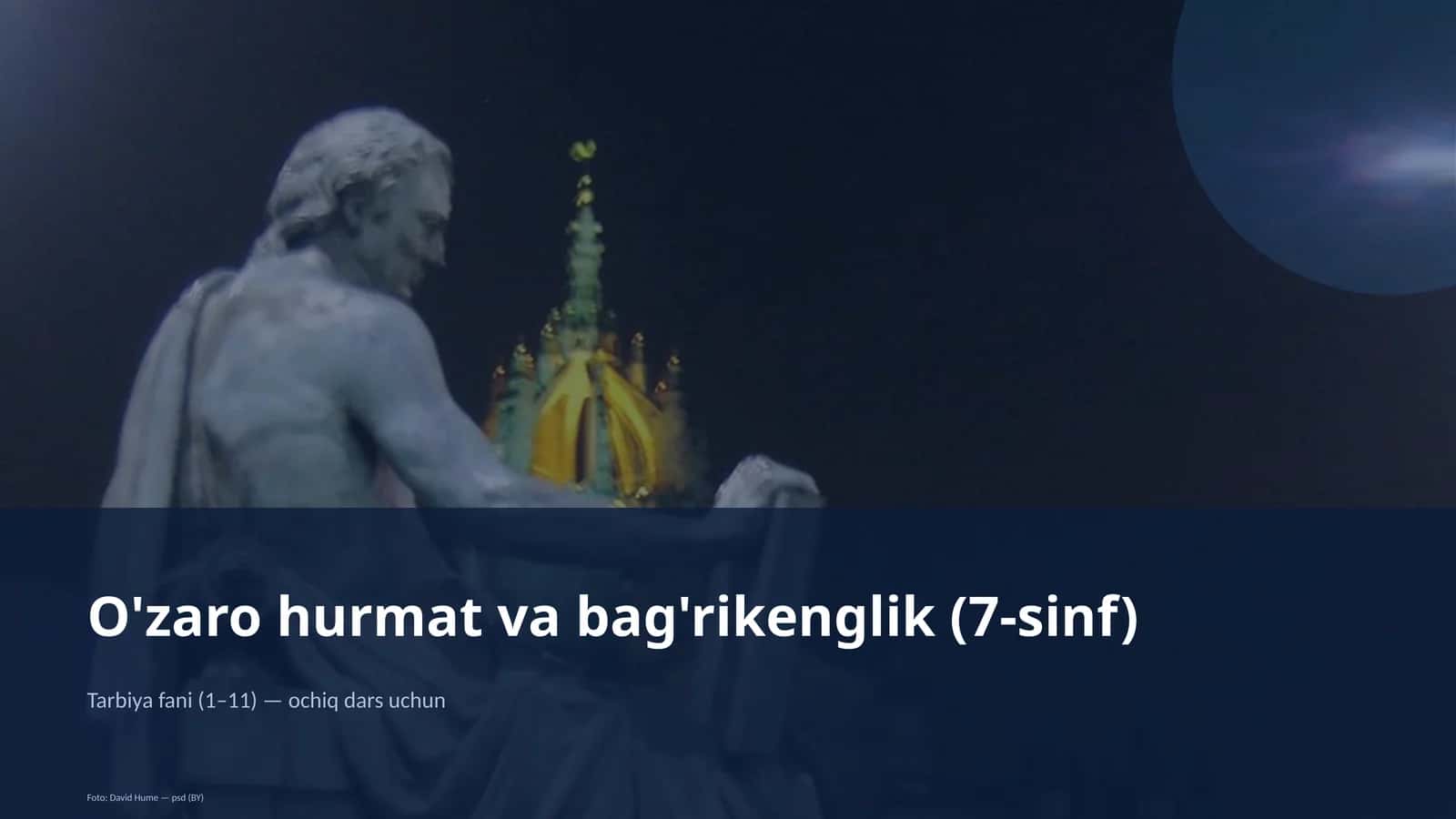 O'zaro hurmat va bag'rikenglik (7-sinf)