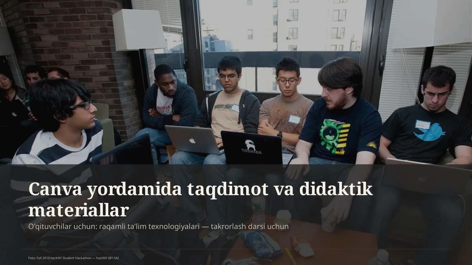 Canva yordamida taqdimot va didaktik materiallar
