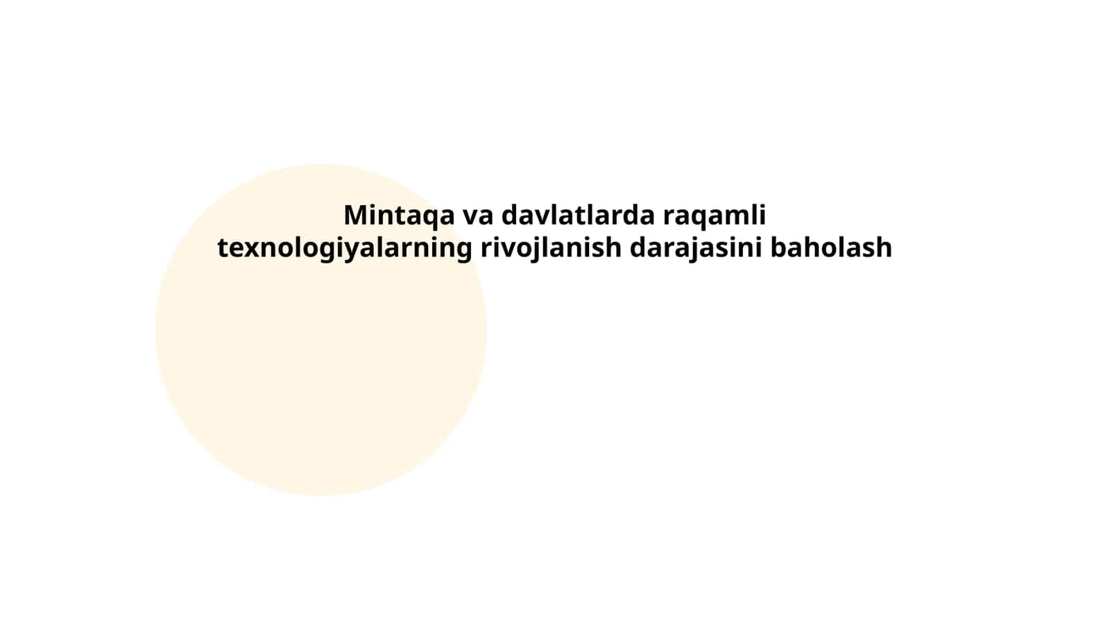 Raqamli infratuzilma rivojlanishi