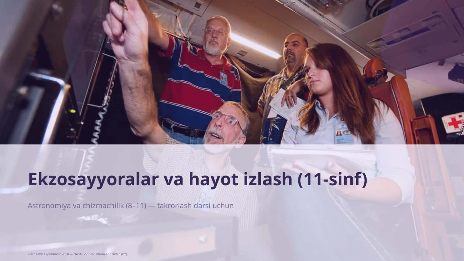 Ekzosayyoralar va hayot izlash (11-sinf)