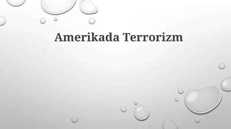 AmerikadaTerrorizm
