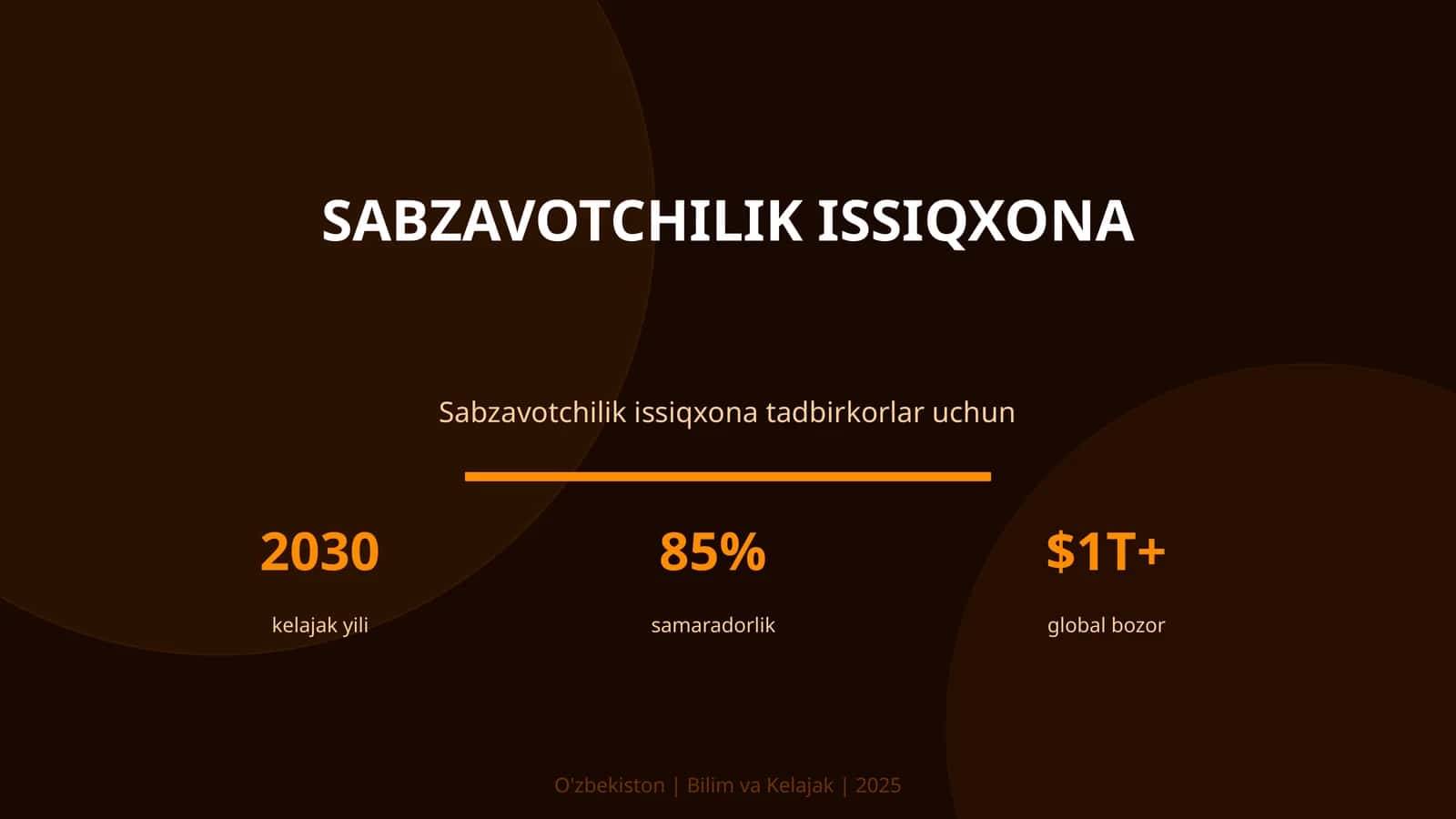 Sabzavotchilik issiqxona