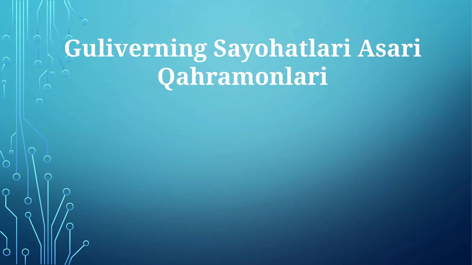 Gulliverning Sayohatlari Asari Qahramonlari
