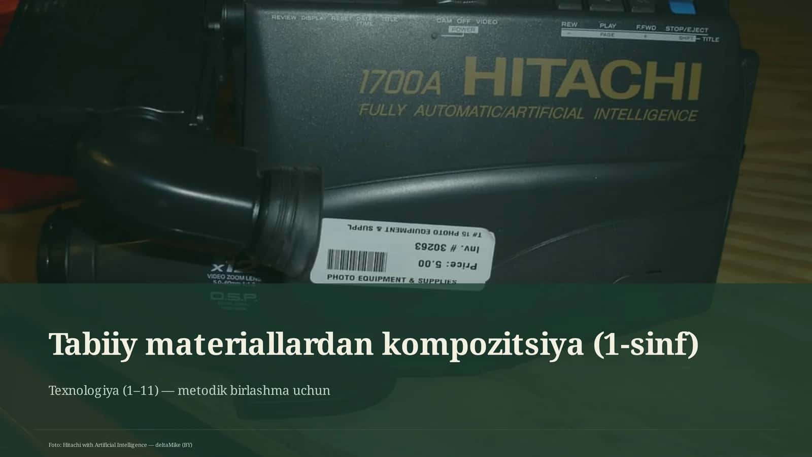 Tabiiy materiallardan kompozitsiya (1-sinf)