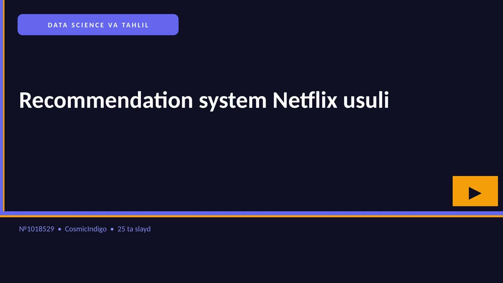 DATA SCIENCE VA TAHLIL