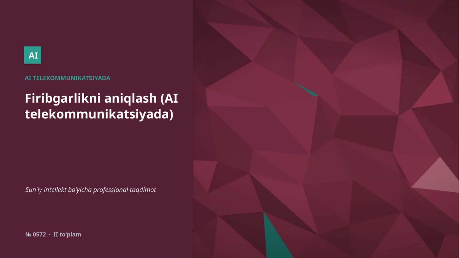 AI TELEKOMMUNIKATSIYADA