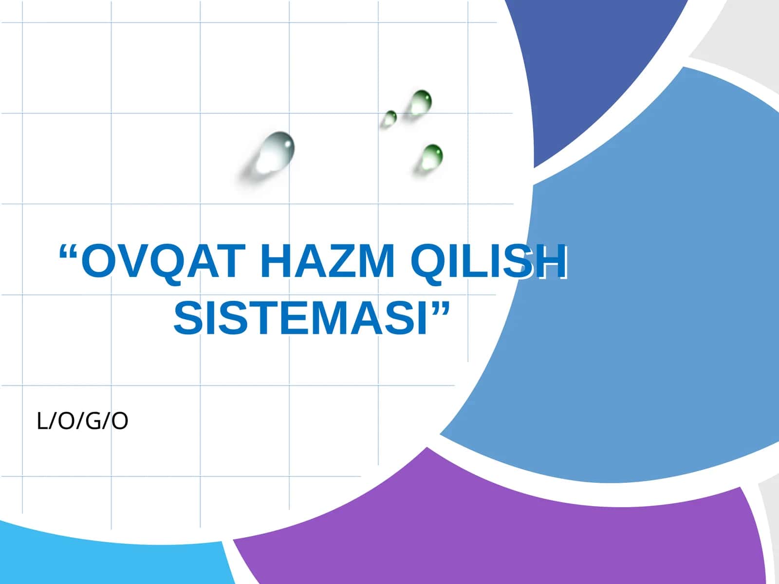 OVQAT HAZM QILISH SISTEMASI