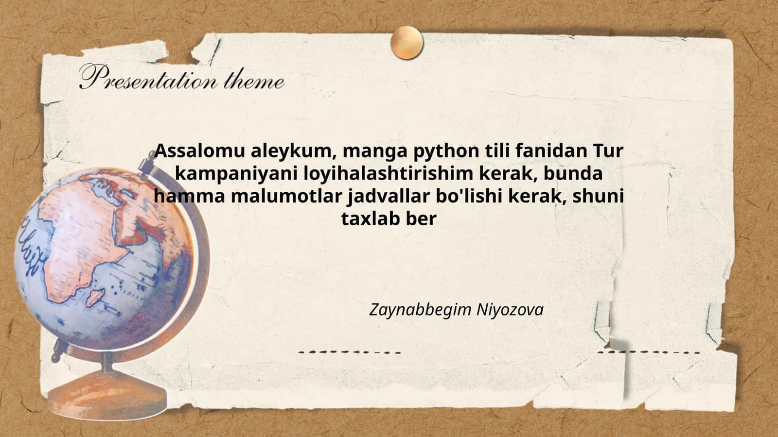 Tur kampaniyani loyihalashtirish