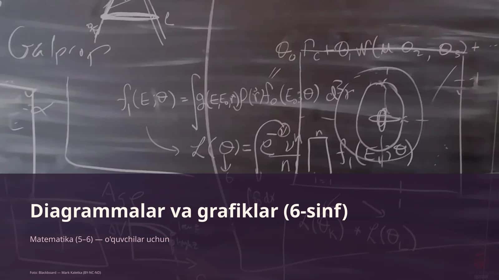 Diagrammalar va grafiklar (6-sinf)