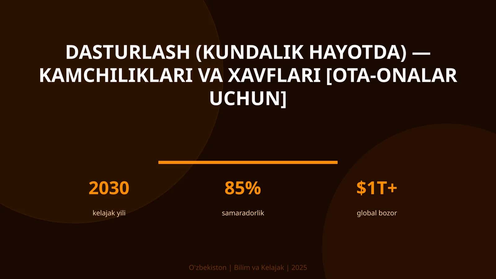 Dasturlash (kundalik hayotda) — kamchiliklari va xavflari [ota-onalar uchun]
