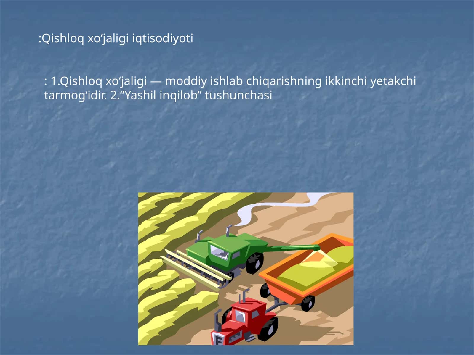 Qishloq xo'jaligi iqtisodiyoti