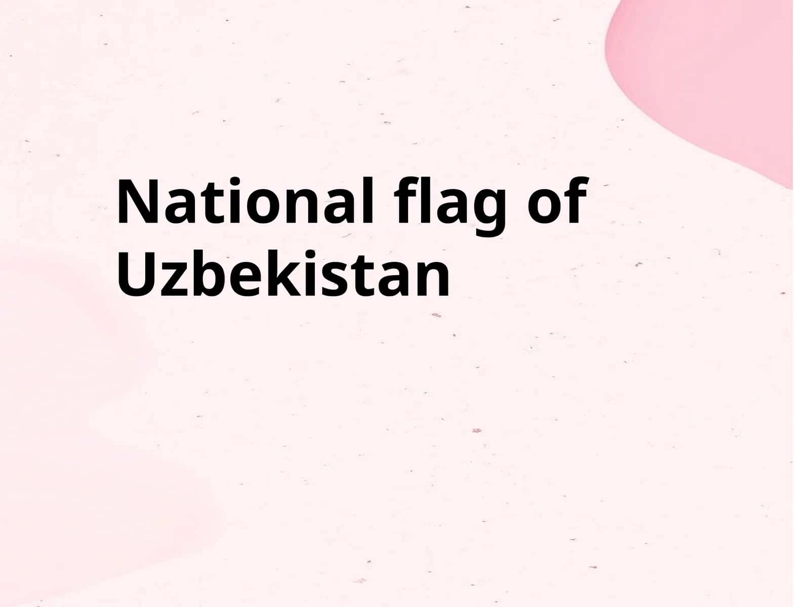 O'zbekiston Respublikasi Davlat bayrog'i