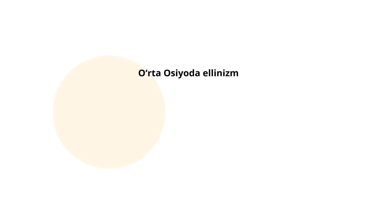 Ellinizm madaniyatining Oʻrta Osiyoga kirib kelishi