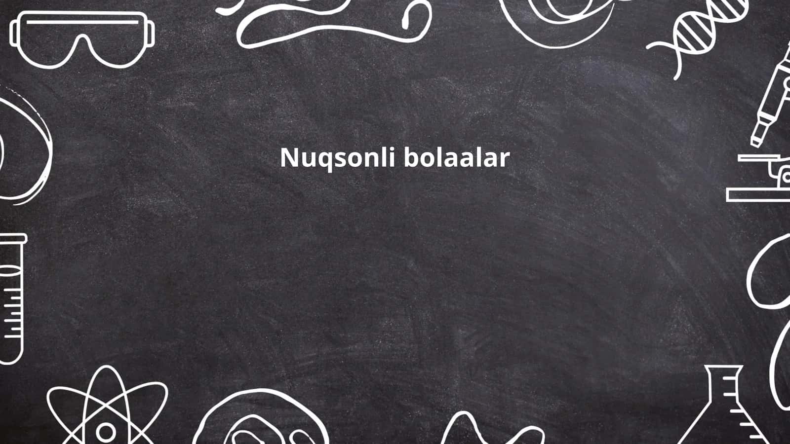 Nuqsonli bolalar ta'limi