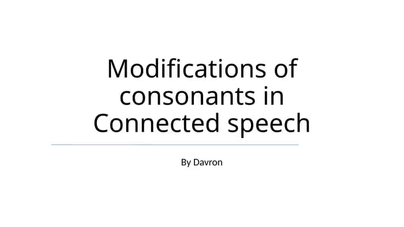 Aloqa (Connected speech)