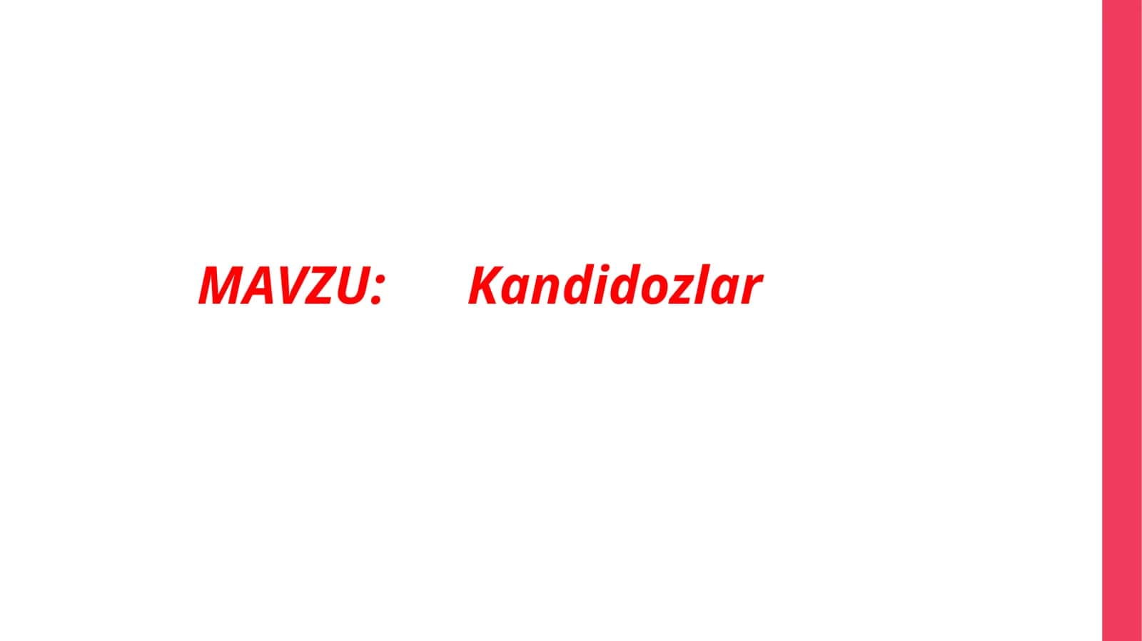 Kandidozlar