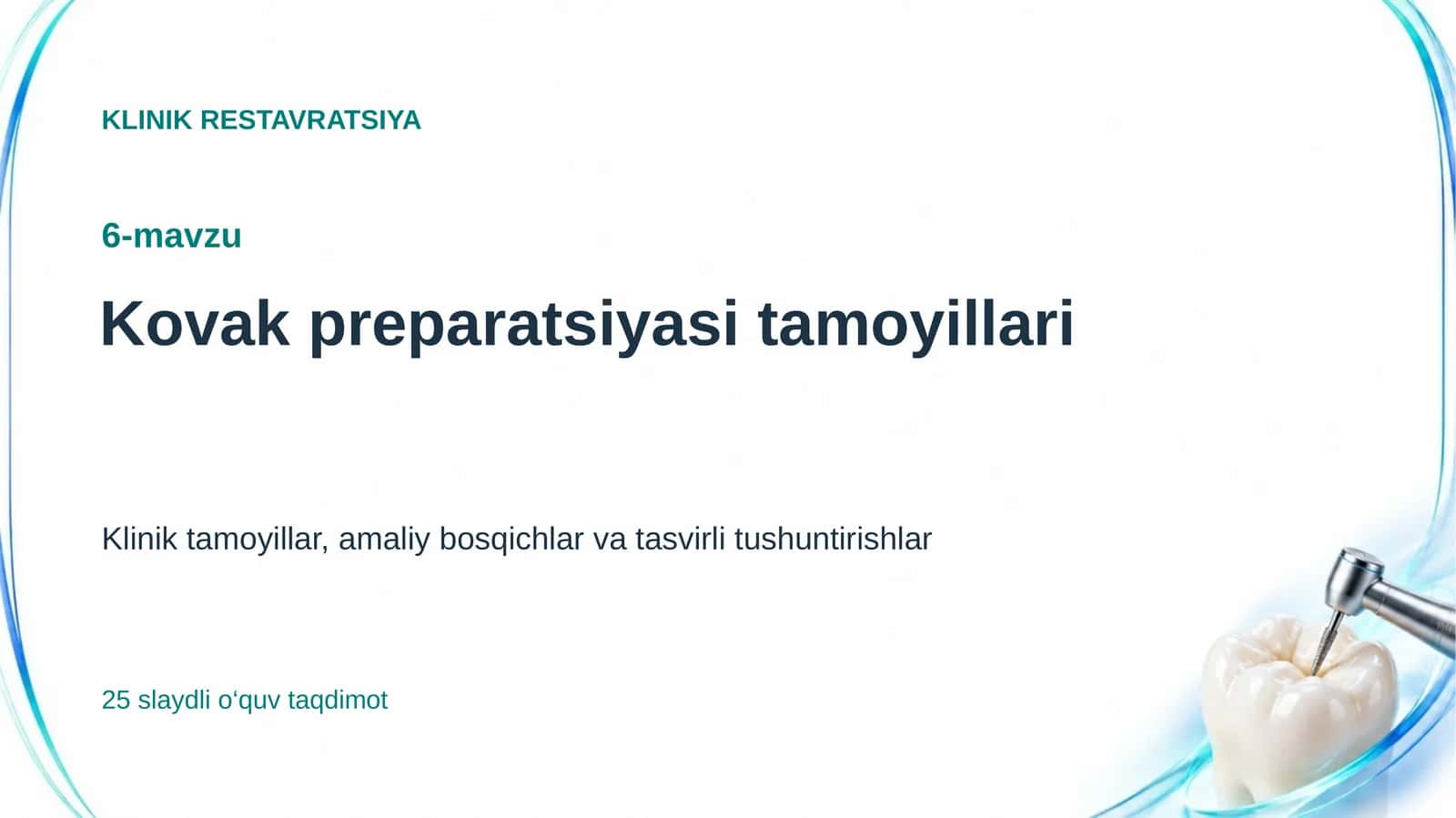 KLINIK RESTAVRATSIYA
