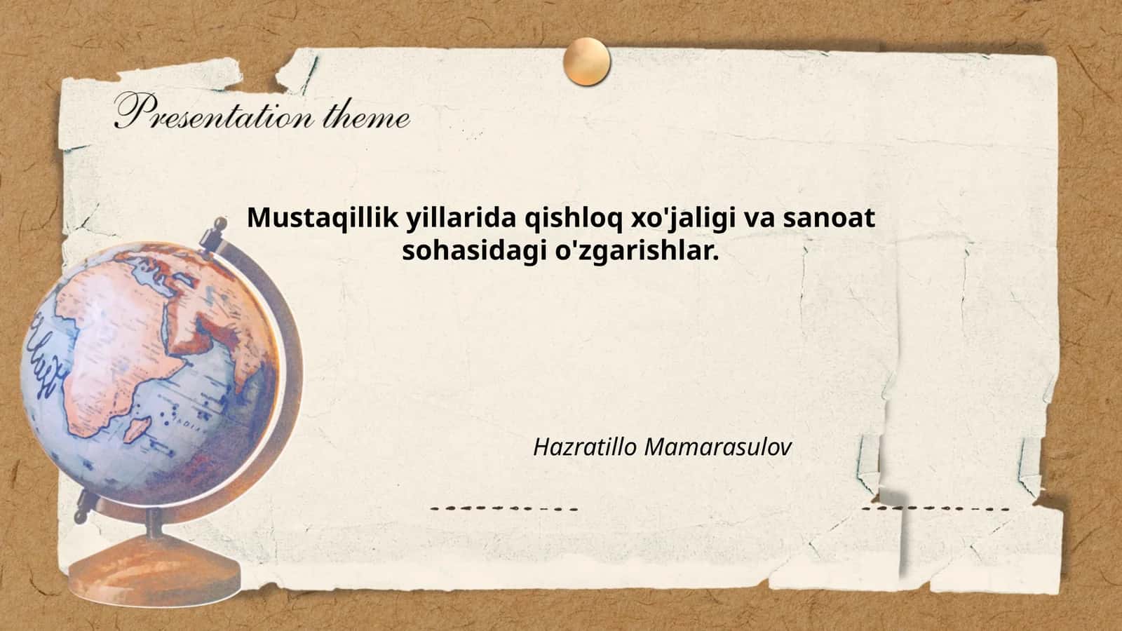 Mustaqillik Yillarida Qishloq Xo'jaligi va Sanoat Sohasidagi O'zgarishlar