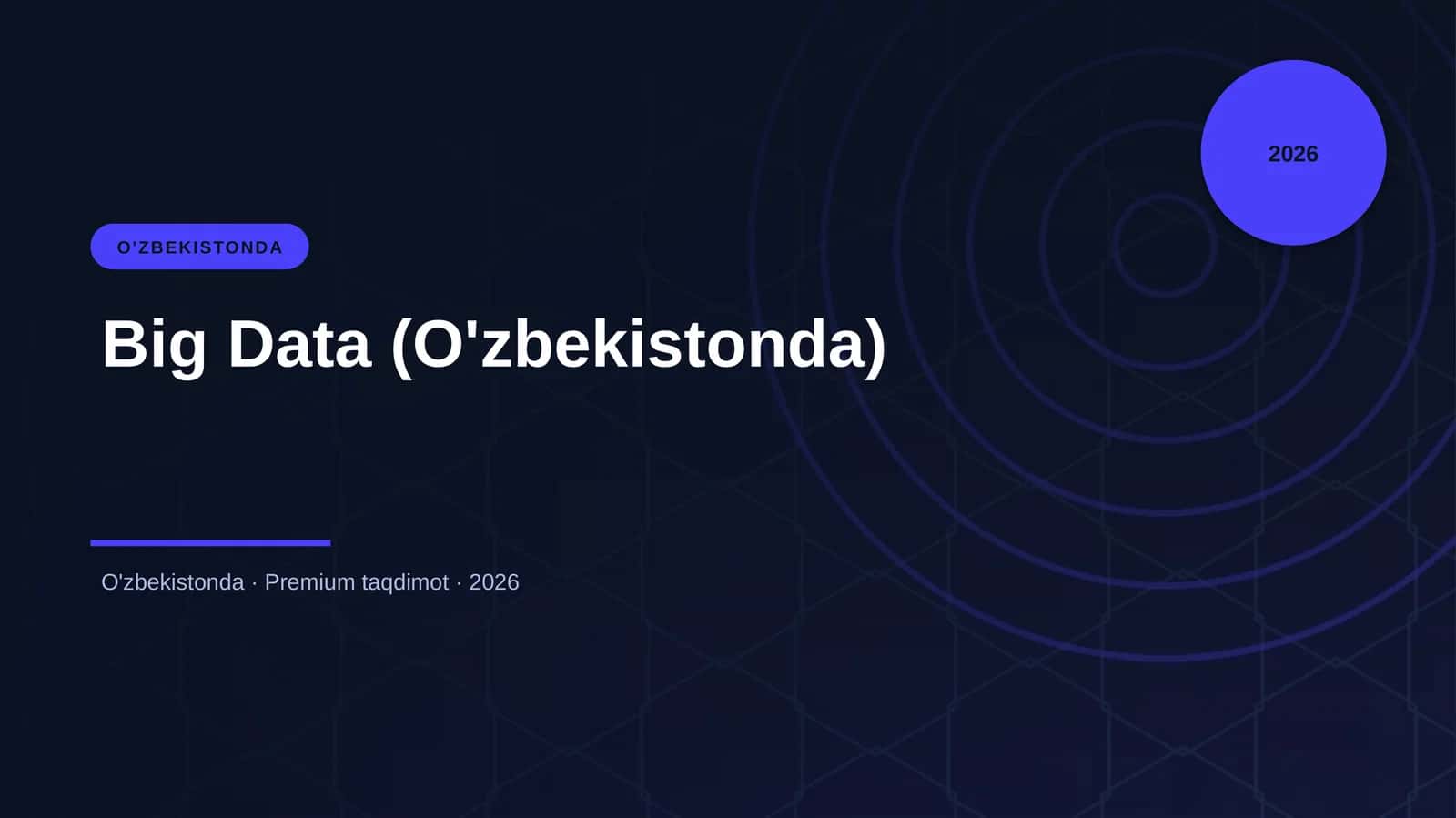 Big Data (O'zbekistonda)