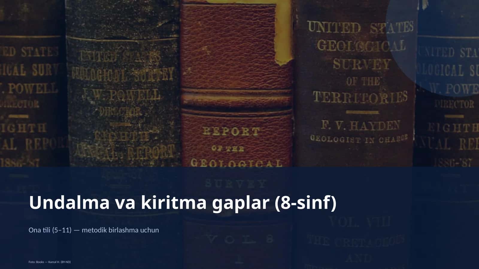 Undalma va kiritma gaplar (8-sinf)