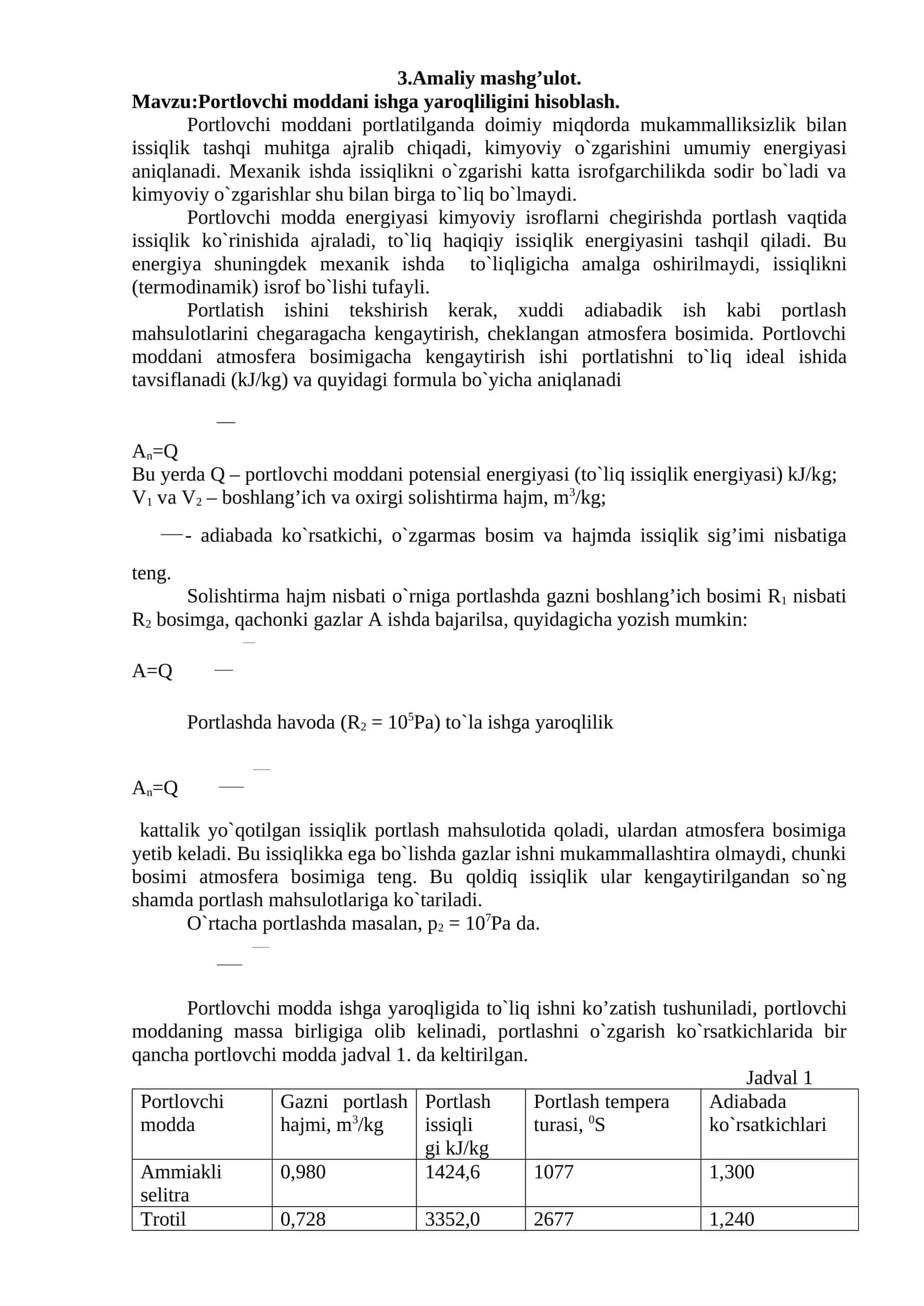 Pоrtlоvchi mоddа ishlab chiqаrish