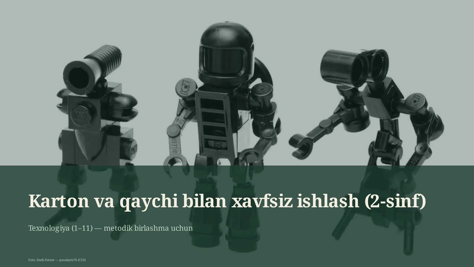 Karton va qaychi bilan xavfsiz ishlash (2-sinf)