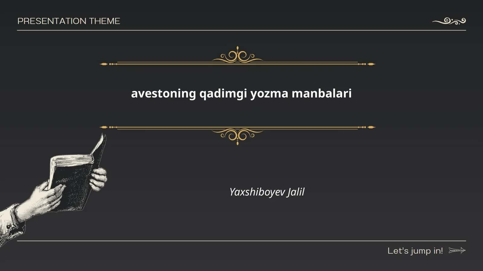 Avestoning qadimgi yozma manbalari