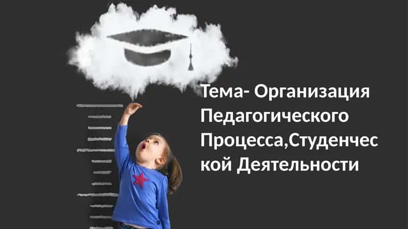 Организация Педагогического Процесса,Студенческой Деятельности