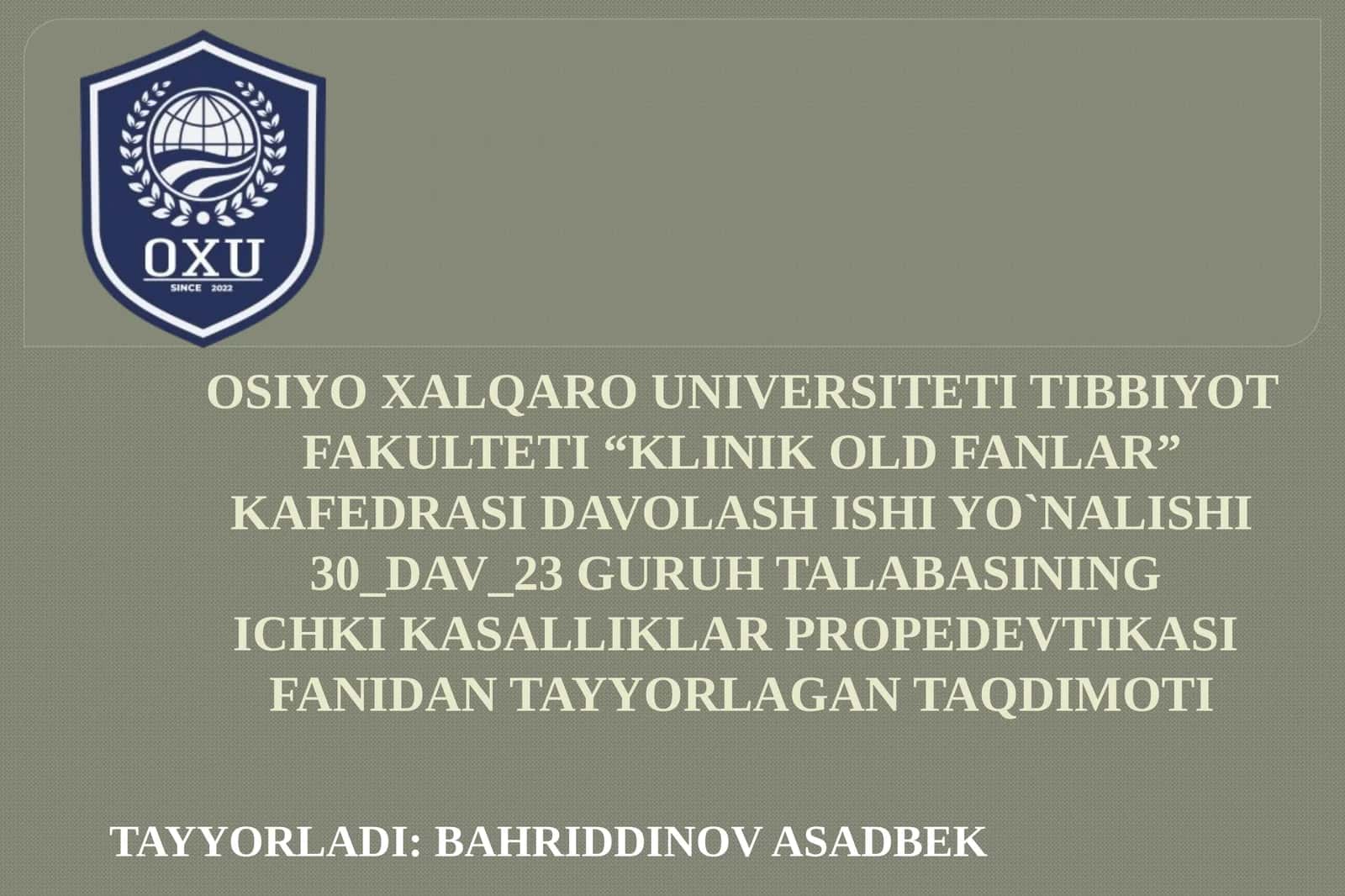 BRONXOEKTATIK KASALLIKLAR