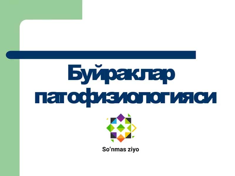 Буйраклар патофизиологияси