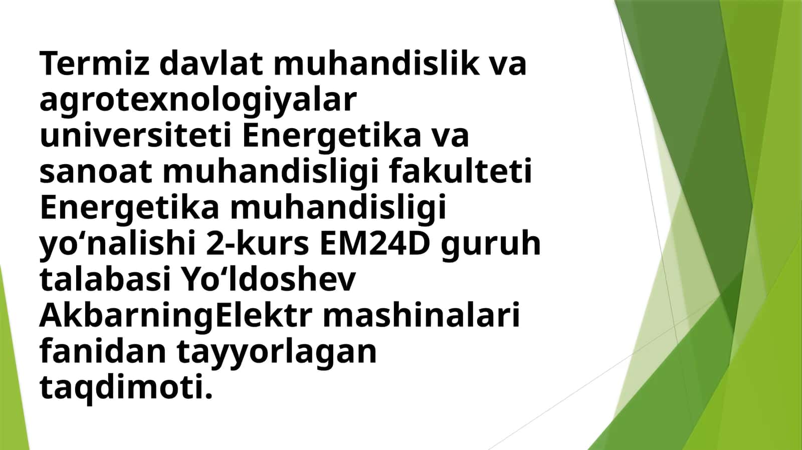 Asinxron generatorlar