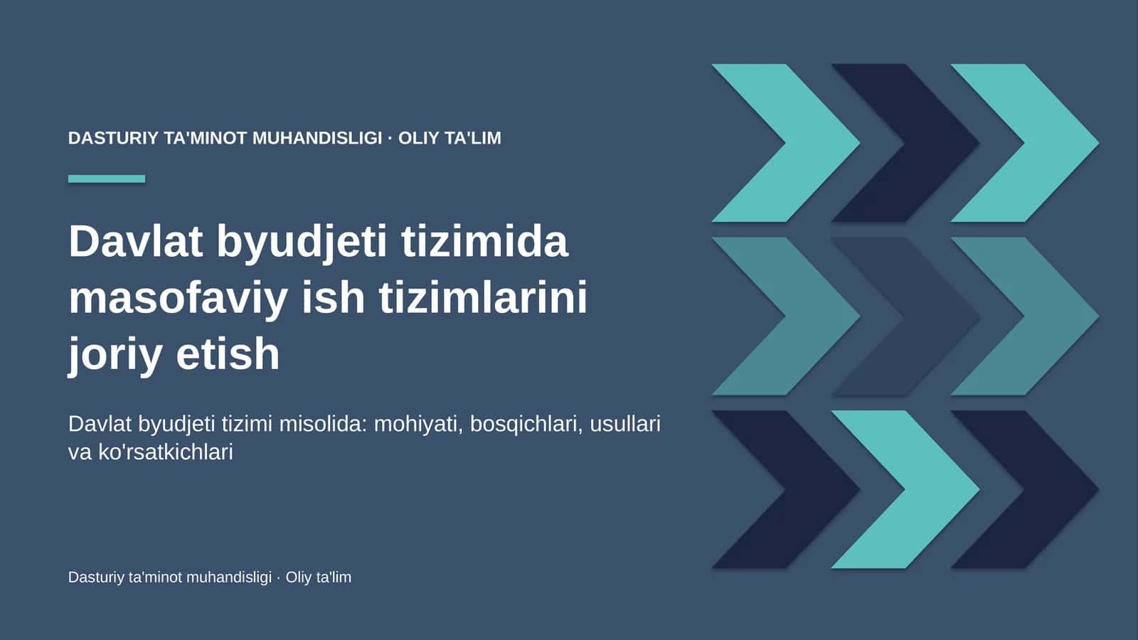 davlat byudjeti tizimida masofaviy ish tizimlarini joriy etish 2513