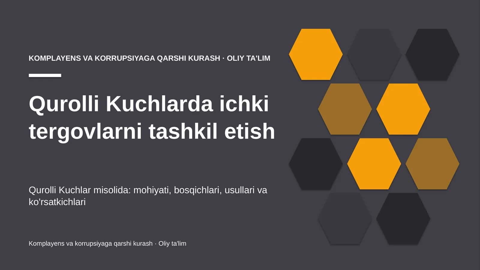 qurolli kuchlarda ichki tergovlarni tashkil etish 8568