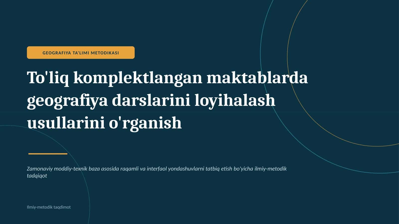 Oz komplektlangan maktablarda geografiya darslarini loyihalash usullari     To‘liq komplektlangan maktablarda geografiya darslarini loyihalash usullari To‘liq komplektlangan maktablarda geografiya darslarini loyihalash To‘liq komplektlangan maktablarda geografiya darslarini tashkil etish To‘liq komplektlangan maktablarda geografiya fanini o‘qitish metodikasi Geografiya darslarini loyihalash usullari